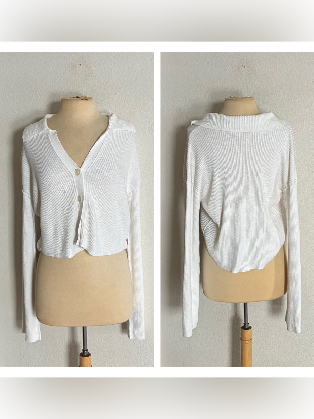 Free People white sweater